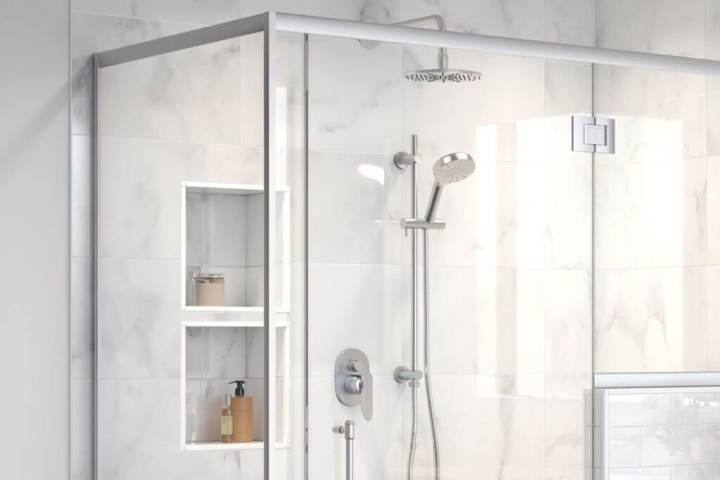 Schluter Systems Kerdi Board Prefabricated Waterproof Shower Niche 12 x 28 for Sealed Shower Assemblies, Tile Ready, Suitable for Shower Installation